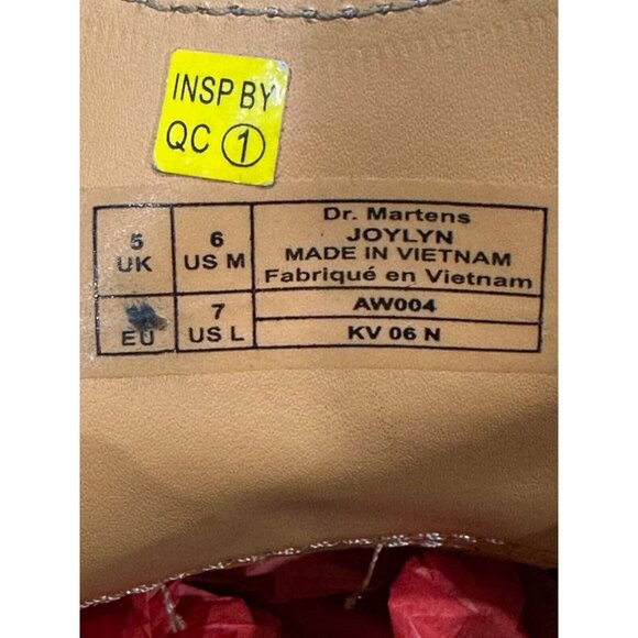 Dr.Martens Joylyn Boots Leather Men's 6 Ladies 7 - Picture 6 of 6